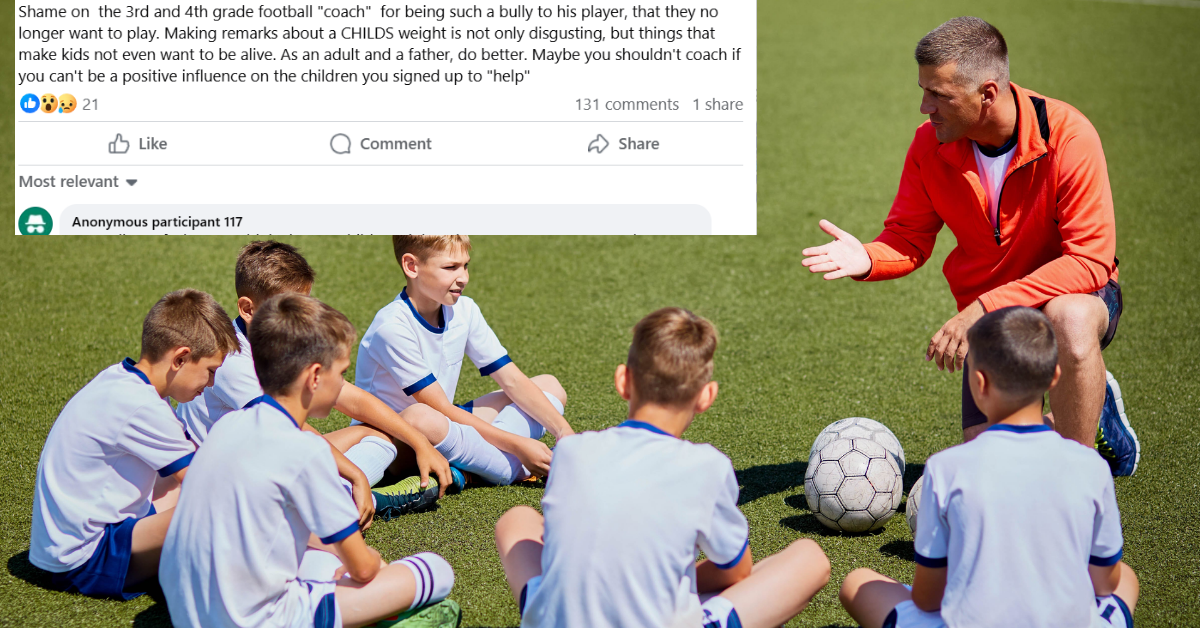 Youth Football Coach Faces Backlash Over Weight-Related Comments