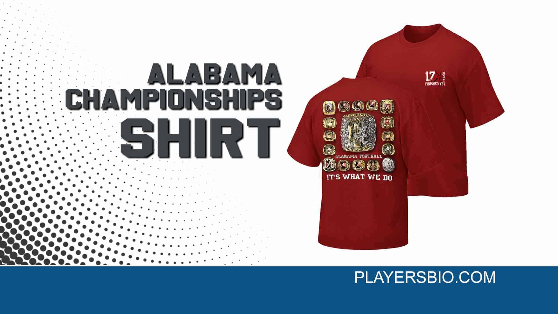 Celebrate Alabama Football Glory with Iconic Championship Apparel