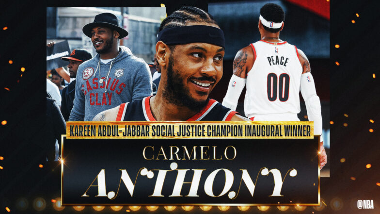 Carmelo Anthony Receives Pioneering Social Justice Award